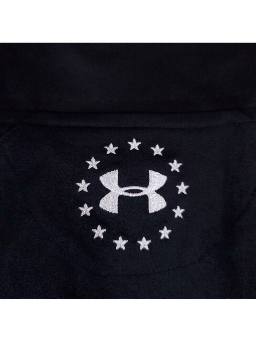 Under Armour ColdGear Wounded Warrior Project Mens Large 1/4 Zip Pullover Black - Picture 11 of 16